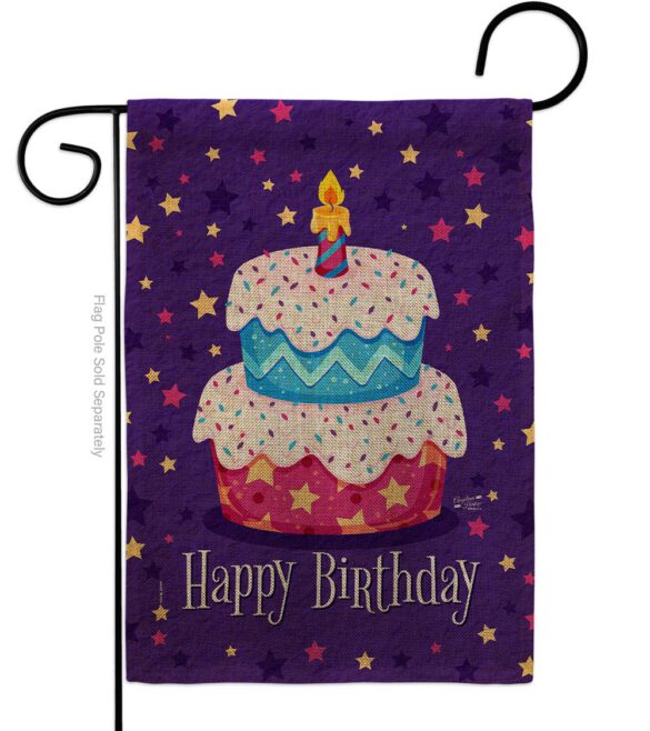 Celerate Birthday - Party & Celebration Special Occasion Vertical Impressions Decorative Flags HG137417 Made In USA - Image 11
