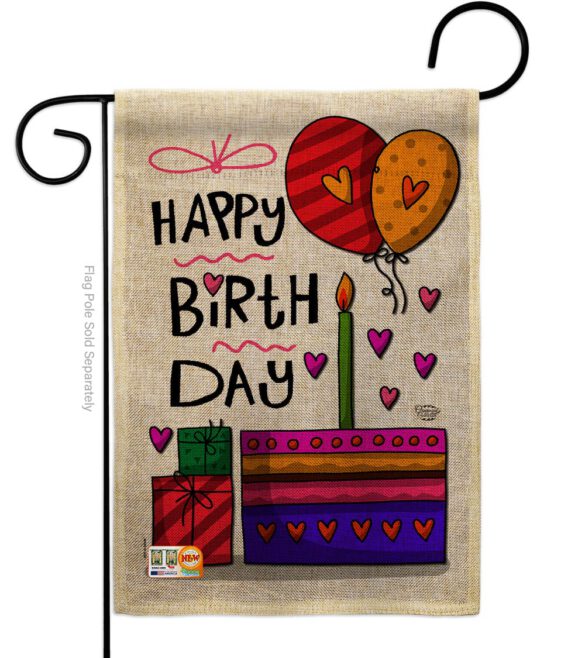 Happy Birth Day - Party & Celebration Special Occasion Vertical Impressions Decorative Flags HG192184 Made In USA - Image 11