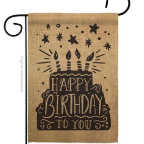 Happy Birthday to You - Party & Celebration Special Occasion Vertical Impressions Decorative Flags HG192223 Made In USA