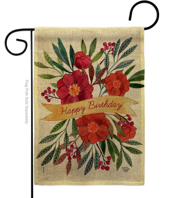 Happy Birthday - Party & Celebration Special Occasion Vertical Impressions Decorative Flags HG192449 Made In USA - Image 11