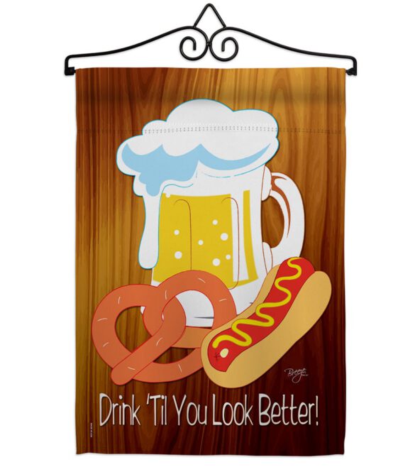 Drink 'Til You Look Better - Party & Celebration Special Occasion Vertical Impressions Decorative Flags HG115065 Made In USA - Image 7
