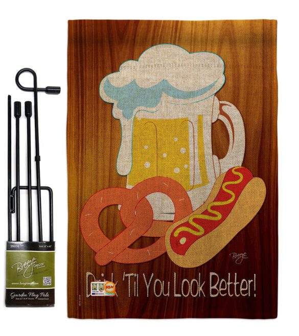 Drink 'Til You Look Better - Party & Celebration Special Occasion Vertical Impressions Decorative Flags HG115065 Made In USA - Image 9