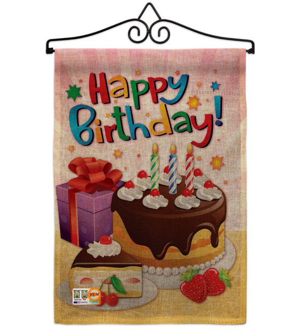 Happy Birthday - Party & Celebration Special Occasion Vertical Impressions Decorative Flags HG115073 Made In USA - Image 10