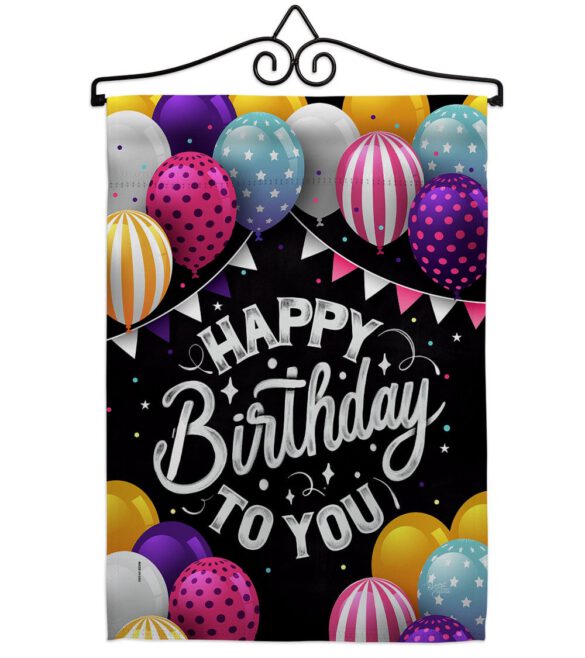 Birthday to You - Party & Celebration Special Occasion Vertical Impressions Decorative Flags HG115150 Made In USA - Image 7