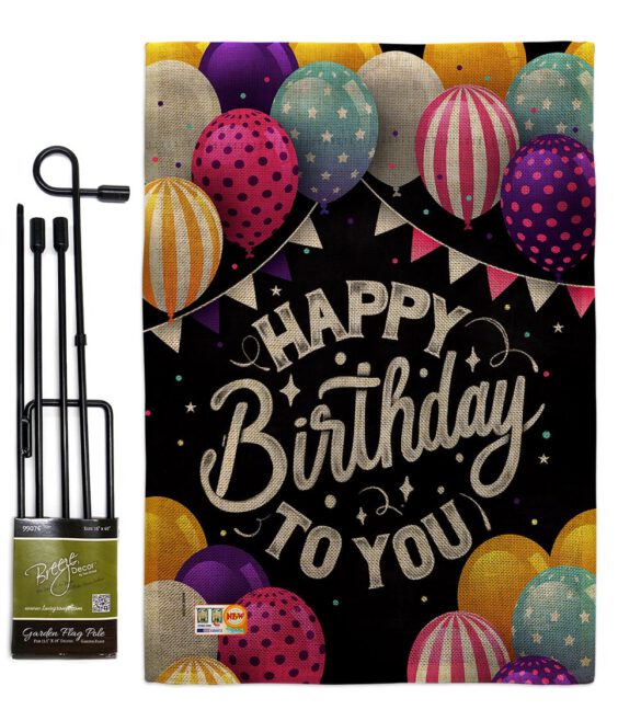 Birthday to You - Party & Celebration Special Occasion Vertical Impressions Decorative Flags HG115150 Made In USA - Image 12