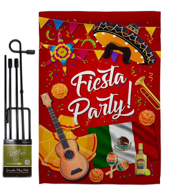 Fiesta Party - Party & Celebration Special Occasion Vertical Impressions Decorative Flags HG115176 Made In USA - Image 4