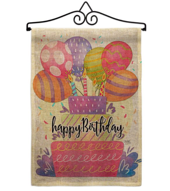 Happy Birthday Balloon - Party & Celebration Special Occasion Vertical Impressions Decorative Flags HG115182 Made In USA - Image 17