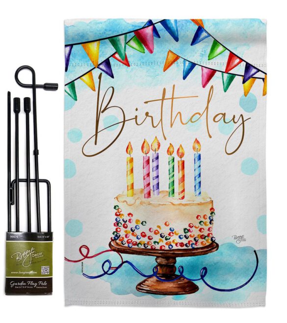 Birthday - Party & Celebration Special Occasion Vertical Impressions Decorative Flags HG115260 Made In USA - Image 4