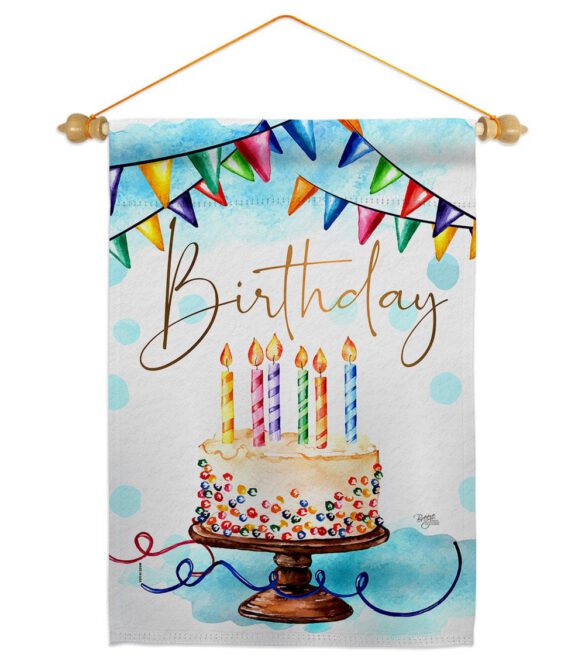Birthday - Party & Celebration Special Occasion Vertical Impressions Decorative Flags HG115260 Made In USA - Image 10