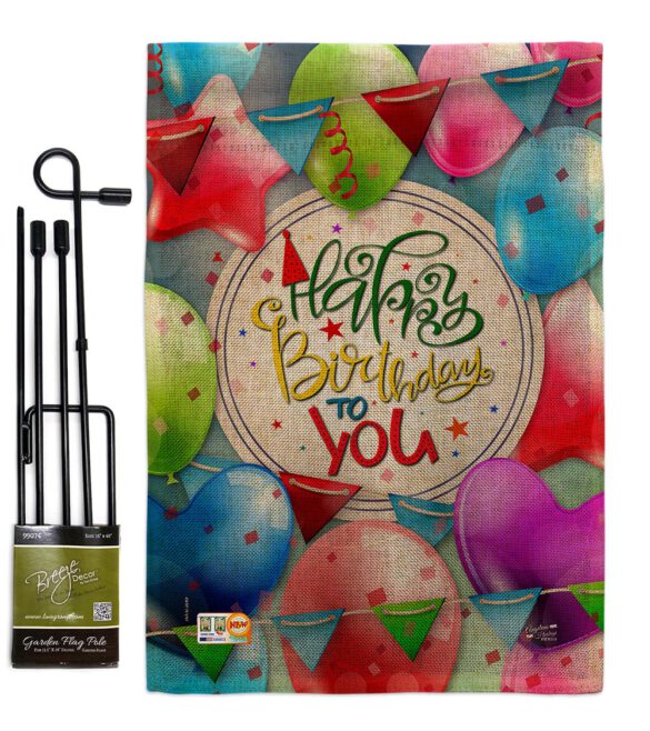 Celebrate Birthday - Party & Celebration Special Occasion Vertical Impressions Decorative Flags HG137081 Made In USA - Image 9