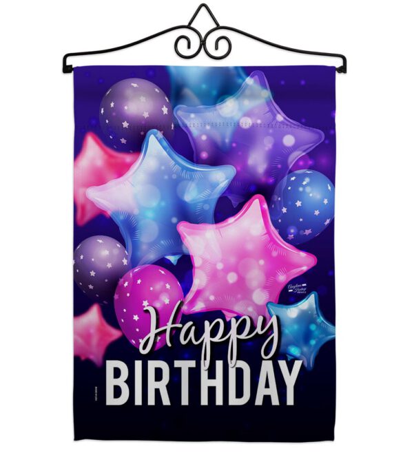 Happy Birthday Balloon - Party & Celebration Special Occasion Vertical Impressions Decorative Flags HG137180 Made In USA - Image 7