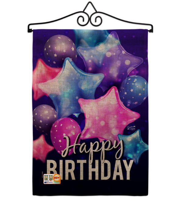 Happy Birthday Balloon - Party & Celebration Special Occasion Vertical Impressions Decorative Flags HG137180 Made In USA - Image 13