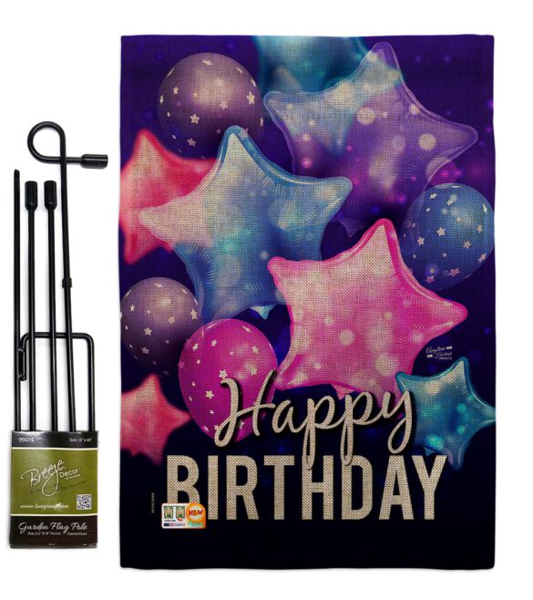 Happy Birthday Balloon - Party & Celebration Special Occasion Vertical Impressions Decorative Flags HG137180 Made In USA - Image 12