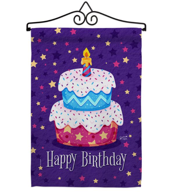Celerate Birthday - Party & Celebration Special Occasion Vertical Impressions Decorative Flags HG137417 Made In USA - Image 7