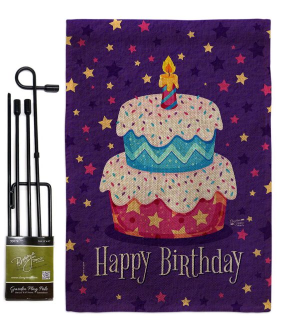Celerate Birthday - Party & Celebration Special Occasion Vertical Impressions Decorative Flags HG137417 Made In USA - Image 14
