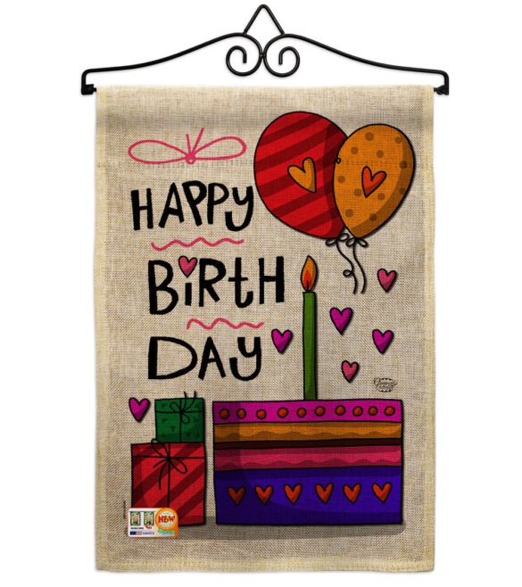 Happy Birth Day - Party & Celebration Special Occasion Vertical Impressions Decorative Flags HG192184 Made In USA - Image 13