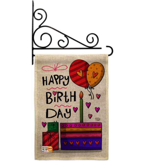 Happy Birth Day - Party & Celebration Special Occasion Vertical Impressions Decorative Flags HG192184 Made In USA - Image 14