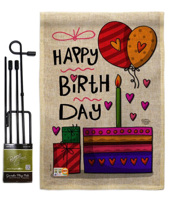 Happy Birth Day - Party & Celebration Special Occasion Vertical Impressions Decorative Flags HG192184 Made In USA - Image 12