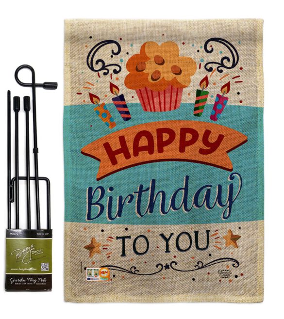 Birthday to You - Party & Celebration Special Occasion Vertical Impressions Decorative Flags HG192197 Made In USA - Image 12