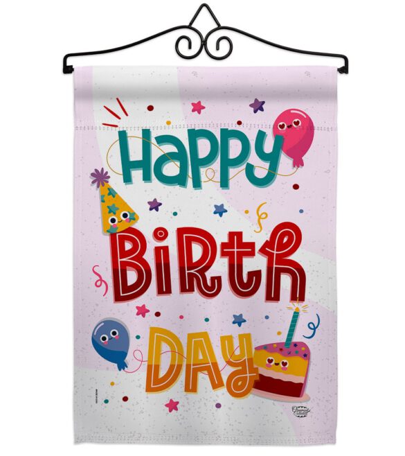 Cute Birthday - Party & Celebration Special Occasion Vertical Impressions Decorative Flags HG192209 Made In USA - Image 7