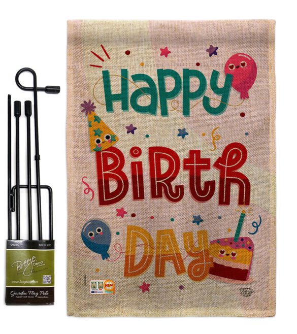 Cute Birthday - Party & Celebration Special Occasion Vertical Impressions Decorative Flags HG192209 Made In USA - Image 12
