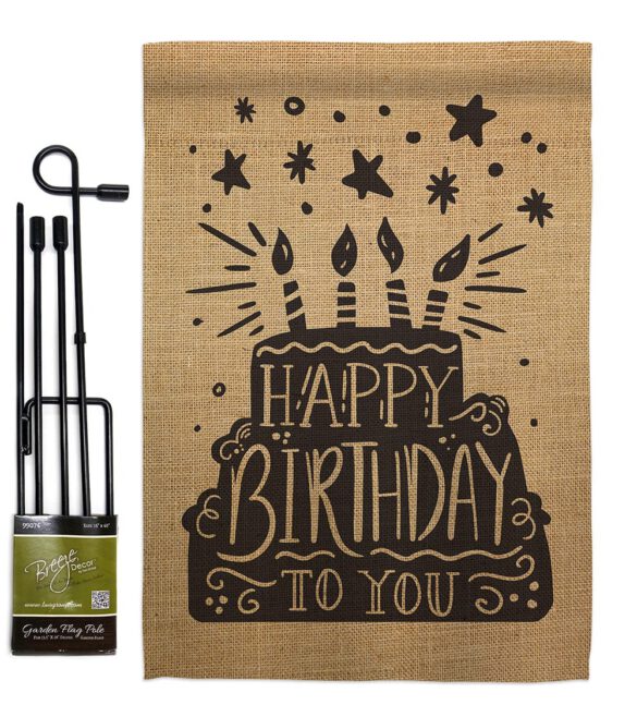 Happy Birthday to You - Party & Celebration Special Occasion Vertical Impressions Decorative Flags HG192223 Made In USA - Image 4