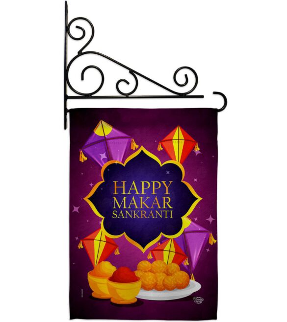 Happy Makar Sankranti - Party & Celebration Special Occasion Vertical Impressions Decorative Flags HG192593 Made In USA - Image 8