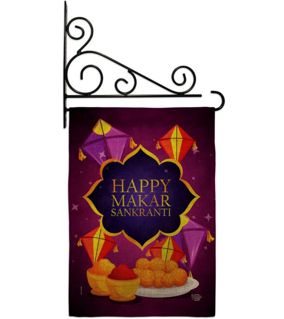 Happy Makar Sankranti - Party & Celebration Special Occasion Vertical Impressions Decorative Flags HG192593 Made In USA - Image 18