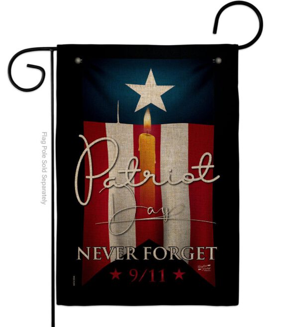 9/11 Never Forget - Patriotic Americana Horizontal Impressions Decorative Flags HG130395 Made In USA - Image 23