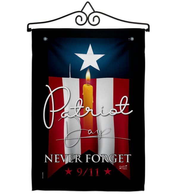 9/11 Never Forget - Patriotic Americana Horizontal Impressions Decorative Flags HG130395 Made In USA - Image 17