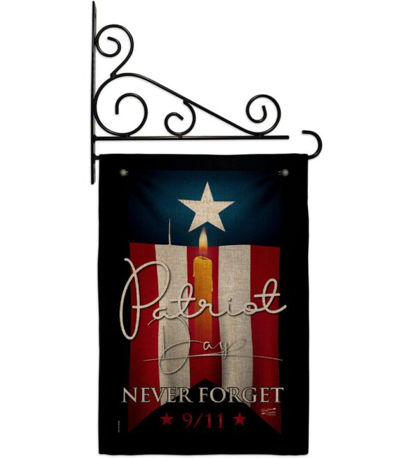 9/11 Never Forget - Patriotic Americana Horizontal Impressions Decorative Flags HG130395 Made In USA - Image 39