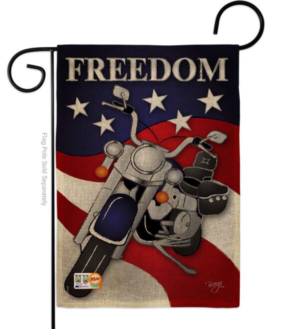 Freedom - Patriotic Americana Vertical Impressions Decorative Flags HG111045 Made In USA - Image 8
