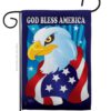 Freedom Eagle - Patriotic Americana Vertical Impressions Decorative Flags HG111051 Imported
