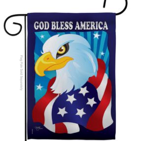 Freedom Eagle - Patriotic Americana Vertical Impressions Decorative Flags HG111051 Imported