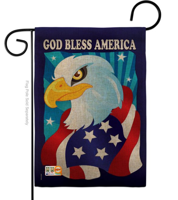 Freedom Eagle - Patriotic Americana Vertical Impressions Decorative Flags HG111051 Imported - Image 8