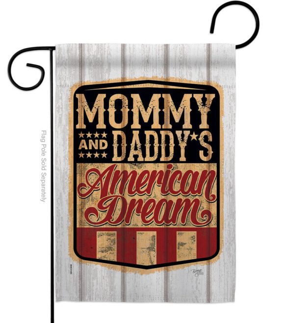 American Dream - Patriotic Americana Vertical Impressions Decorative Flags HG111101 Made In USA - Image 2