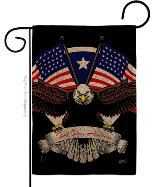 God Bless America - Patriotic Americana Vertical Impressions Decorative Flags HG137309 Made In USA - Image 11