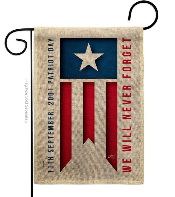 9/11 Day - Patriotic Americana Vertical Impressions Decorative Flags HG137592 Made In USA - Image 14