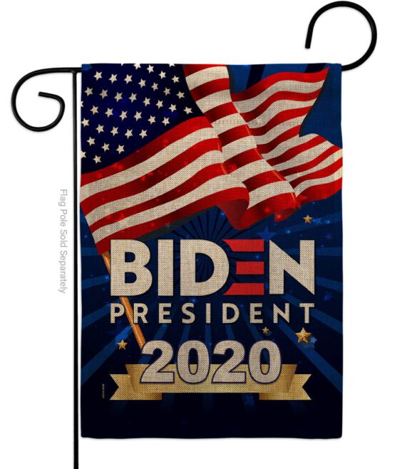 Biden 2020 - Patriotic Americana Vertical Impressions Decorative Flags HG170074 Made In USA - Image 11