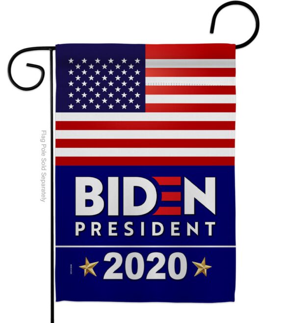 2020 Biden - Patriotic Americana Vertical Impressions Decorative Flags HG170077 Made In USA - Image 2