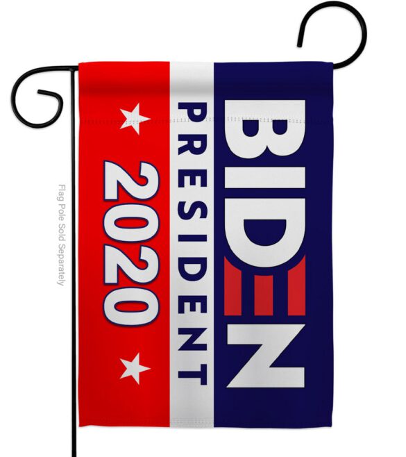 2020 Joe Biden - Patriotic Americana Vertical Impressions Decorative Flags HG170078 Made In USA - Image 2