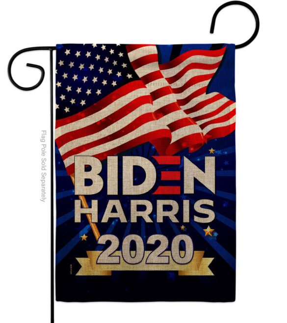 Biden Harris 2020 - Patriotic Americana Vertical Impressions Decorative Flags HG170086 Made In USA - Image 11