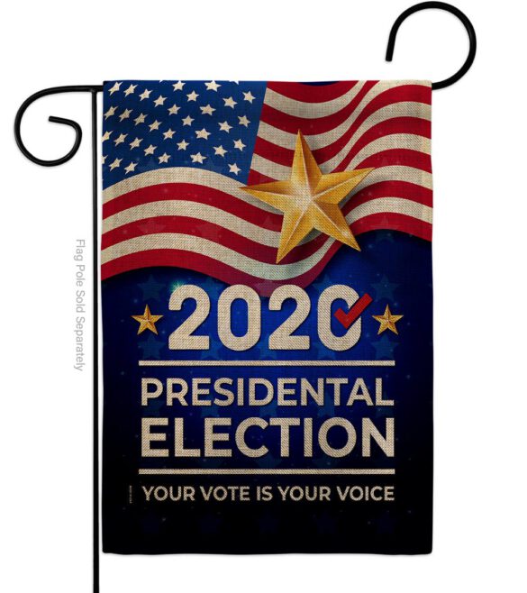 2020 Election - Patriotic Americana Vertical Impressions Decorative Flags HG170125 Made In USA - Image 12