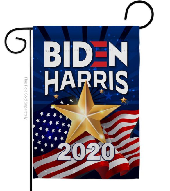 2020 Biden Harris - Patriotic Americana Vertical Impressions Decorative Flags HG170129 Made In USA - Image 2