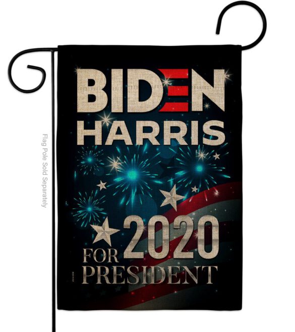 Biden for President - Patriotic Americana Vertical Impressions Decorative Flags HG170142 Made In USA - Image 11