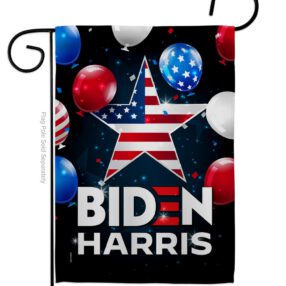 Biden Harris - Patriotic Americana Vertical Impressions Decorative Flags HG170143 Made In USA
