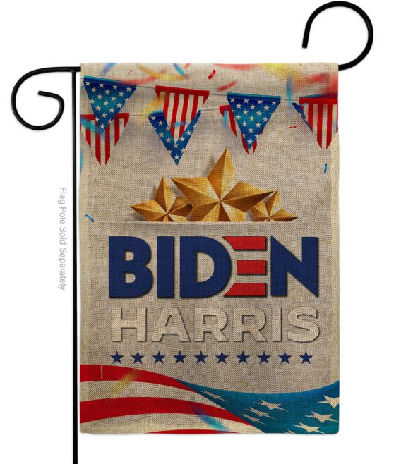 Biden Harris For 2020 - Patriotic Americana Vertical Impressions Decorative Flags HG170144 Made In USA - Image 11