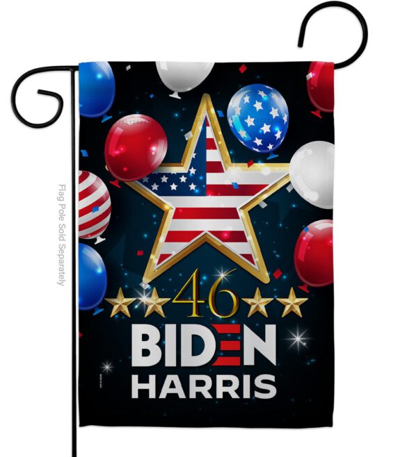 46 Biden Harris - Patriotic Americana Vertical Impressions Decorative Flags HG170158 Made In USA - Image 2