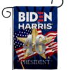 Biden Harris 46 - Patriotic Americana Vertical Impressions Decorative Flags HG170159 Made In USA