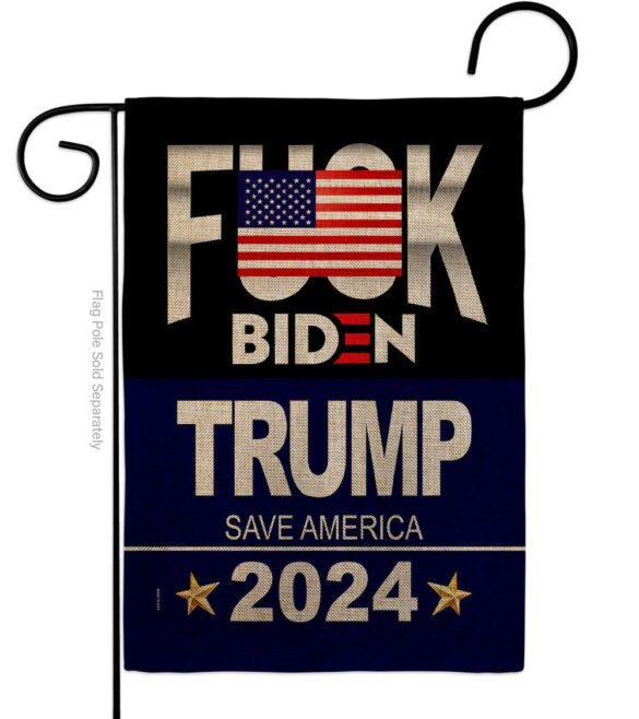 Fuck Biden Save America - Patriotic Americana Vertical Impressions Decorative Flags HG170188 Made In USA - Image 11